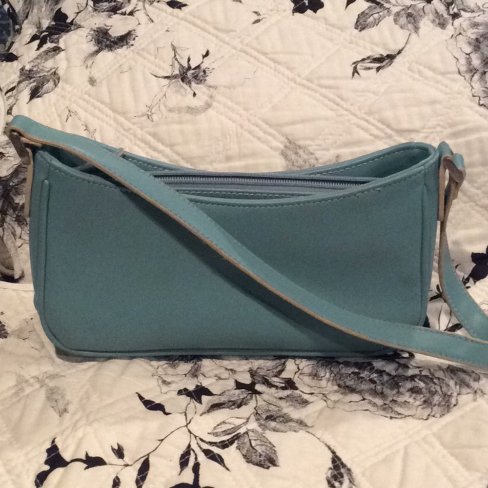 Villager by Liz Claiborne purse - aqua blue